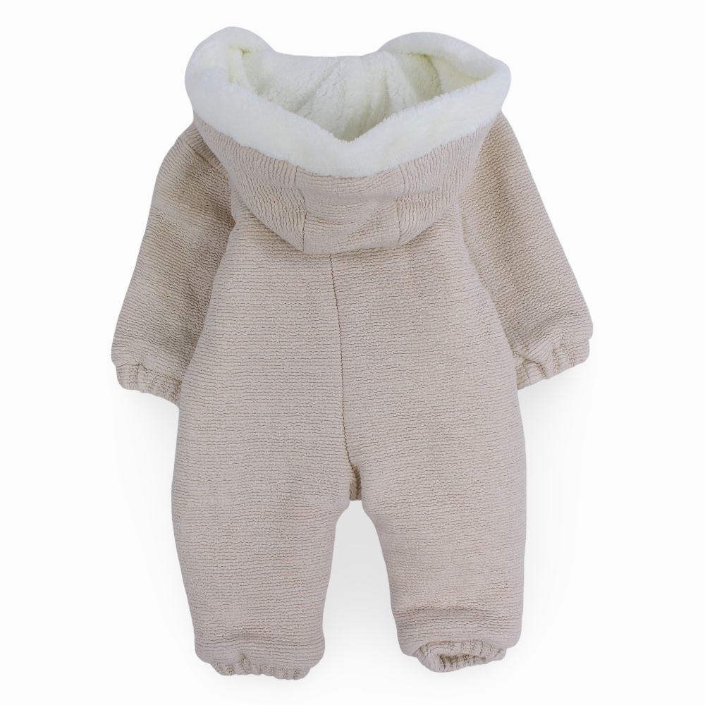 Baby Boys Hooded Overall - Train Design