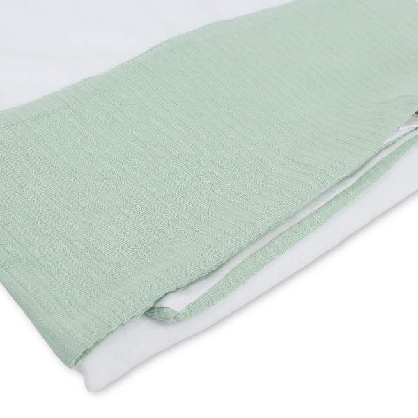 Cotton Baby Blanket – Teddy Bear Embroidery