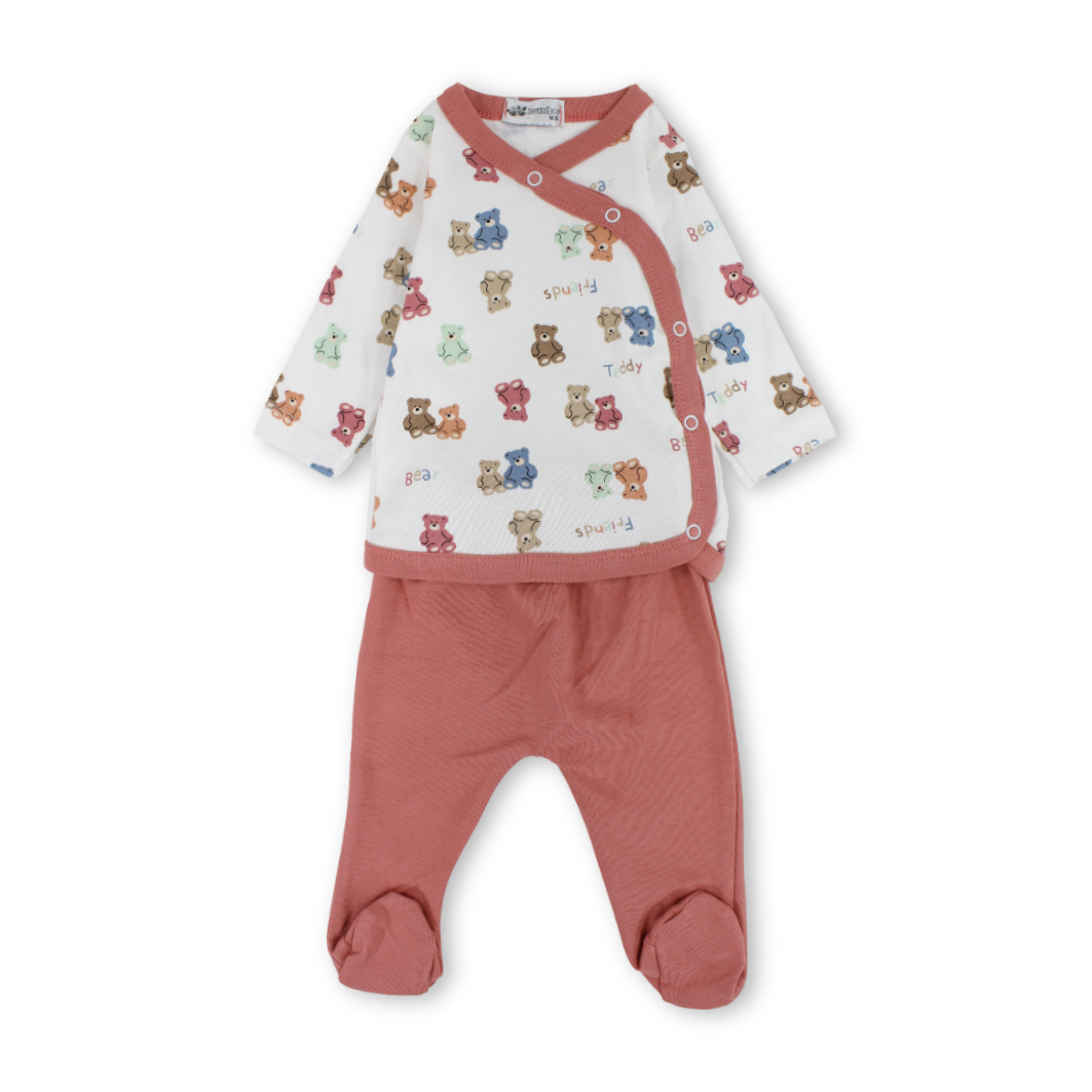 Baby Boys Cotton Pajama – Teddies Print - Clothing - Bumber