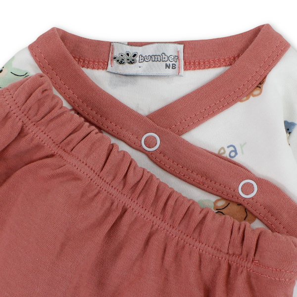 Baby Boys Cotton Pajama – Teddies Print