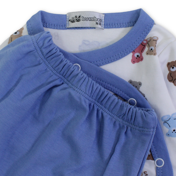 Baby Boys Cotton Pajama – Teddies Print