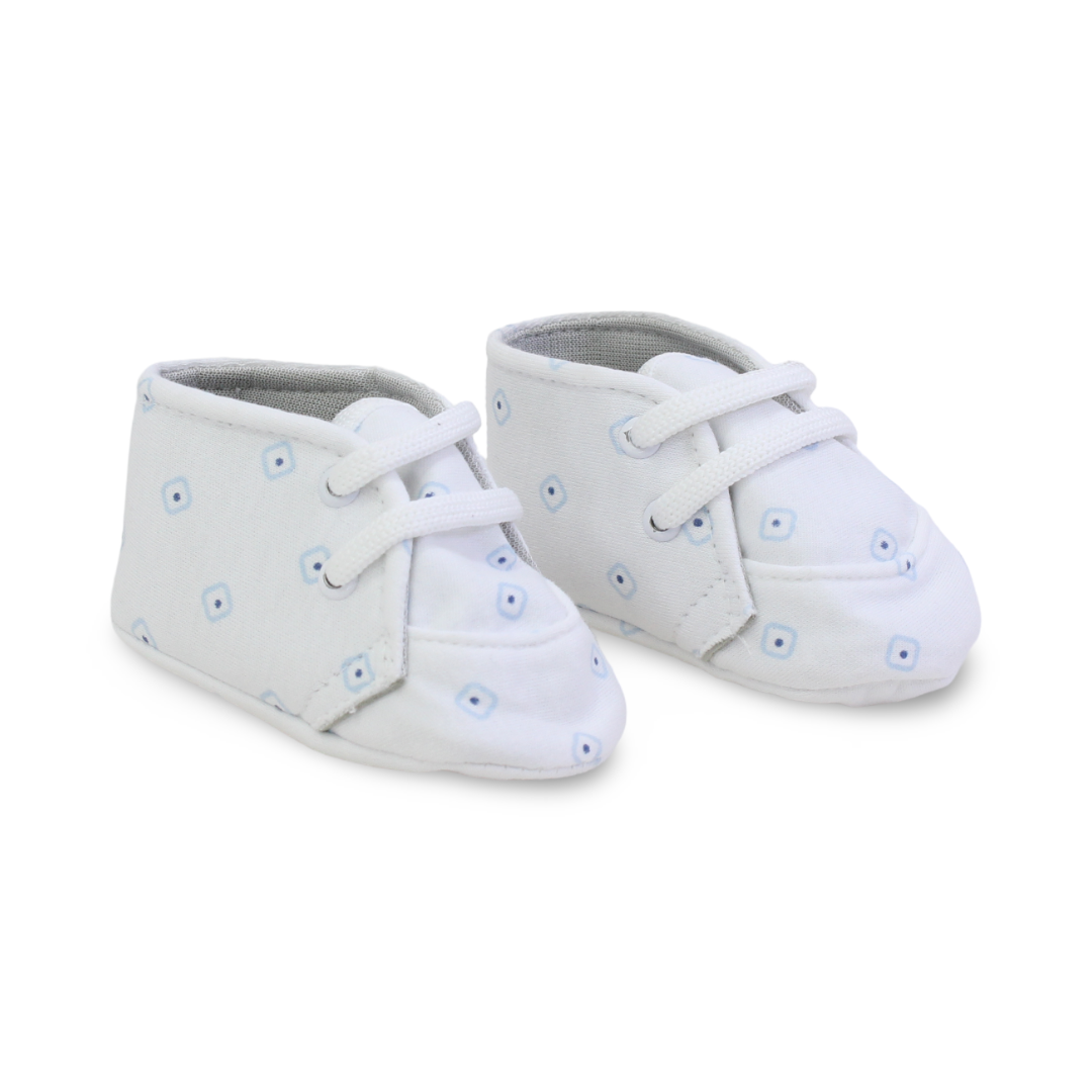 Baby Boys Cotton Footies – White - Clothing - Bumber