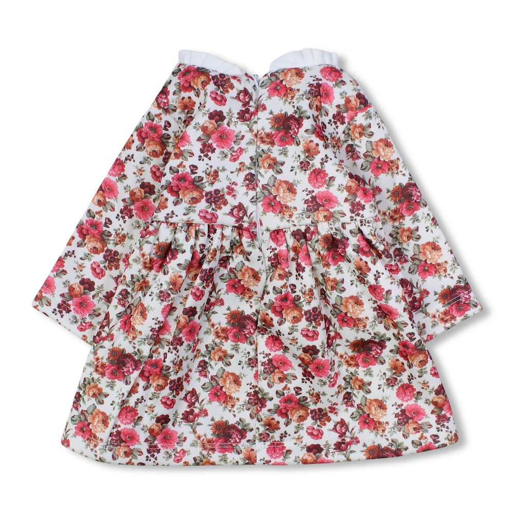 Baby Girls Cotton Dress – Floral Design