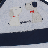 Baby Boys Cotton Hooded Towel – Puppy Design