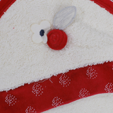 Baby Girls Cotton Hooded Towel - Cute Embroidery