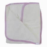 Baby Girls Cotton Hooded Towel - Cute Embroidery