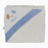 Baby Boys Cotton Hooded Towel – Puppy Design