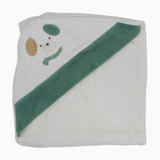 Baby Boys Cotton Hooded Towel – Puppy Design