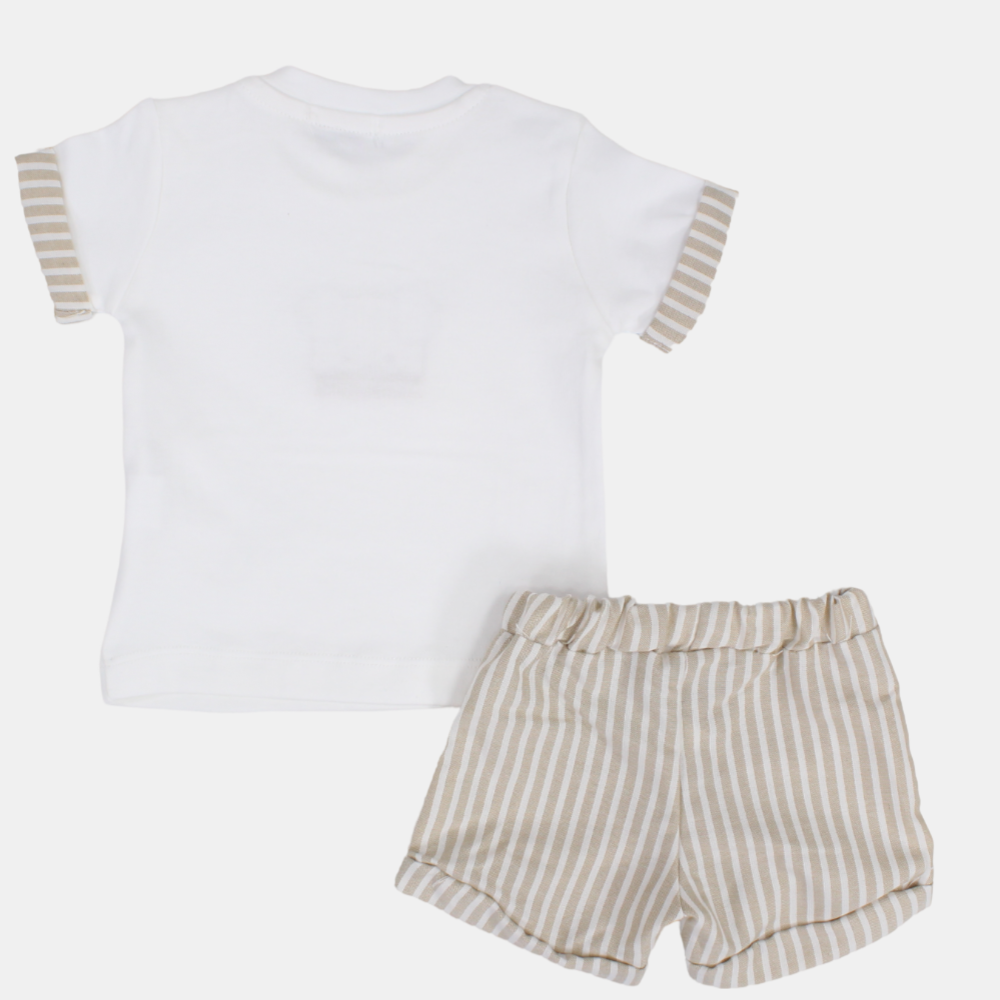 Baby Boys 2- Piece Outfit Set - Puppy Head Design
