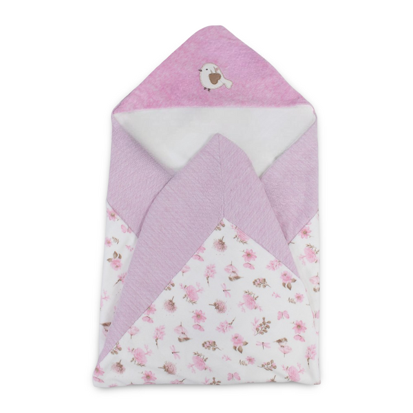 Velvet Baby Blanket – Floral Print