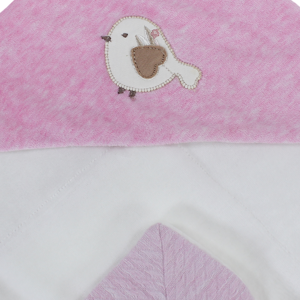 Velvet Baby Blanket – Floral Print