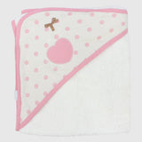 Pink Heart Baby Hooded Towel