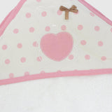 Pink Heart Baby Hooded Towel