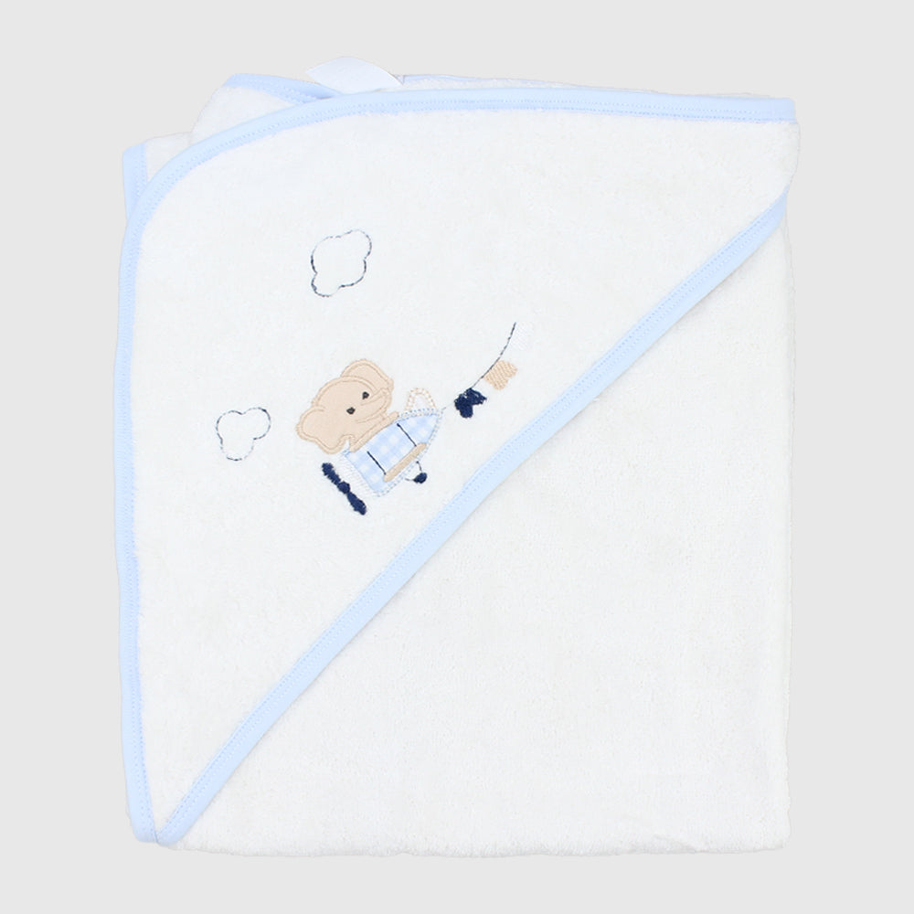 Flying Elephant Baby Hooded Towel