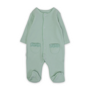 Baby Girls Cotton Baby Footie Onesie