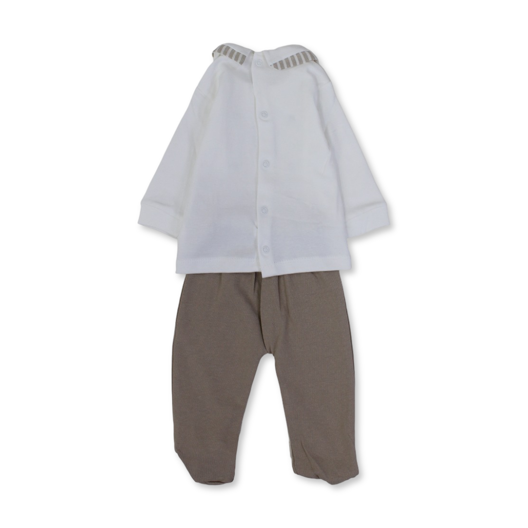 Baby Boys Cotton Pajama – with Puppy Print