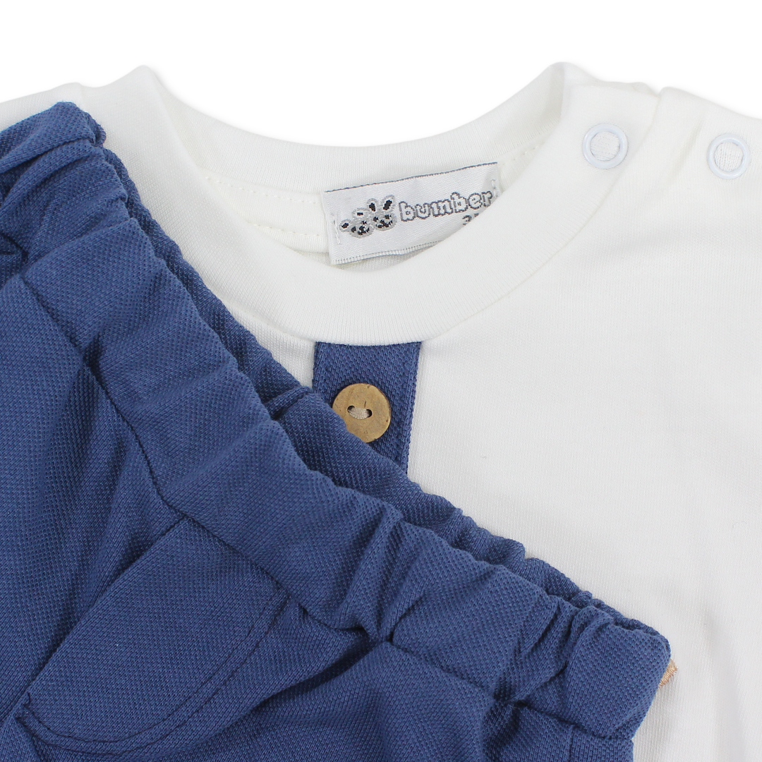 Baby Boys Cotton Pajama – Clothesline Print