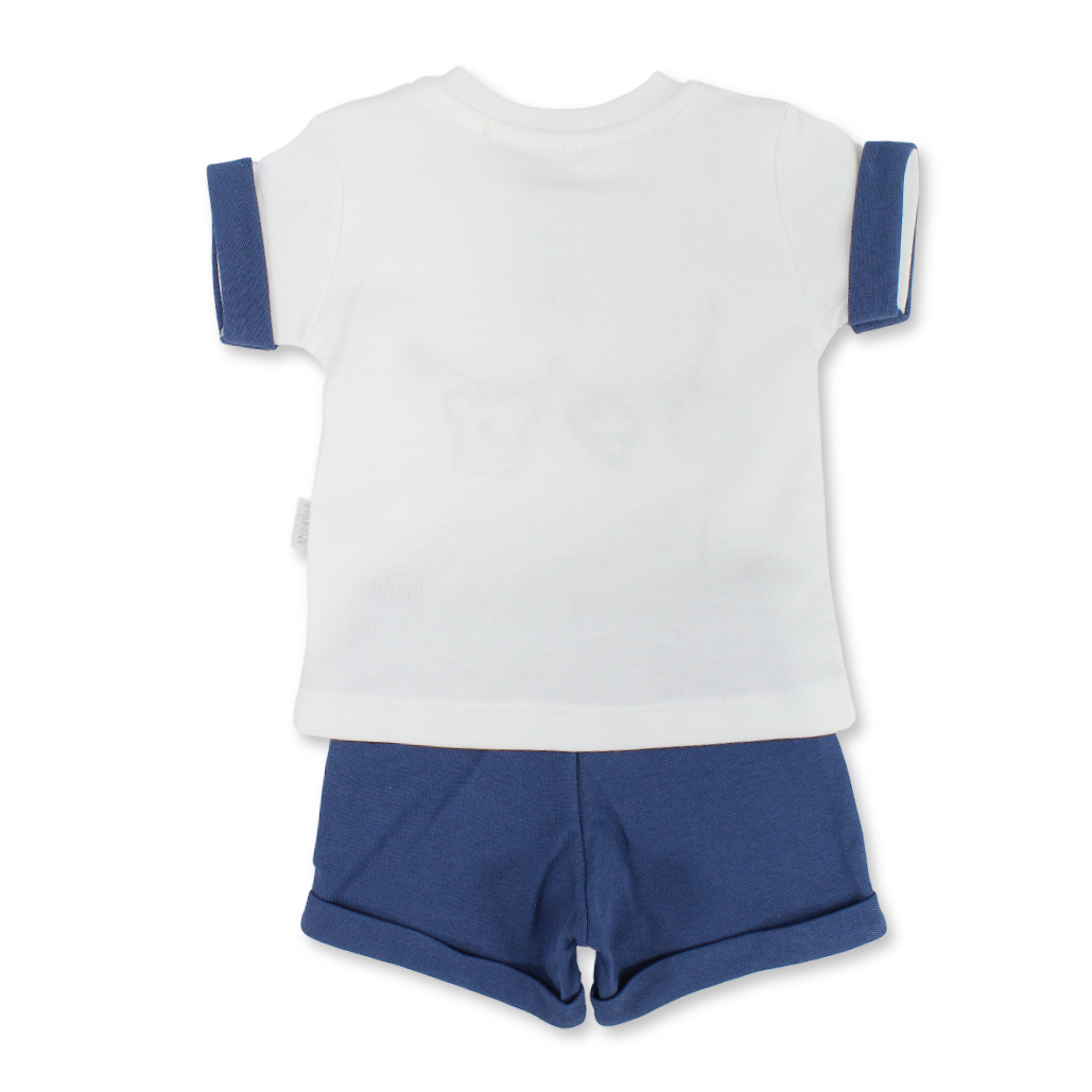 Baby Boys Cotton Pajama – Clothesline Print