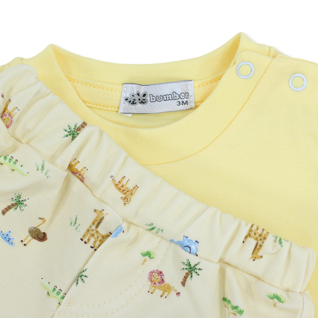 Baby Boys Cotton Pajama – Animas Print