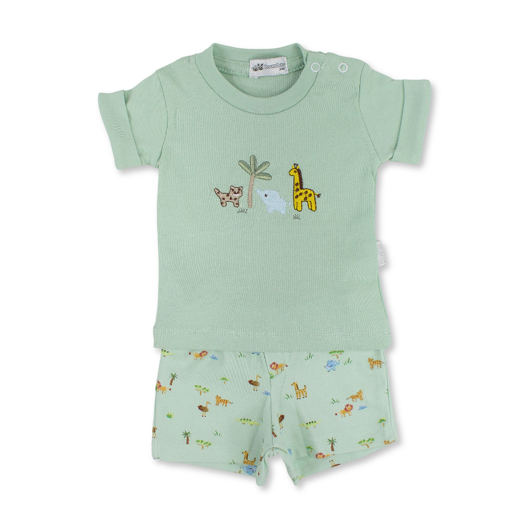 Baby Boys Cotton Pajama – Animas Print
