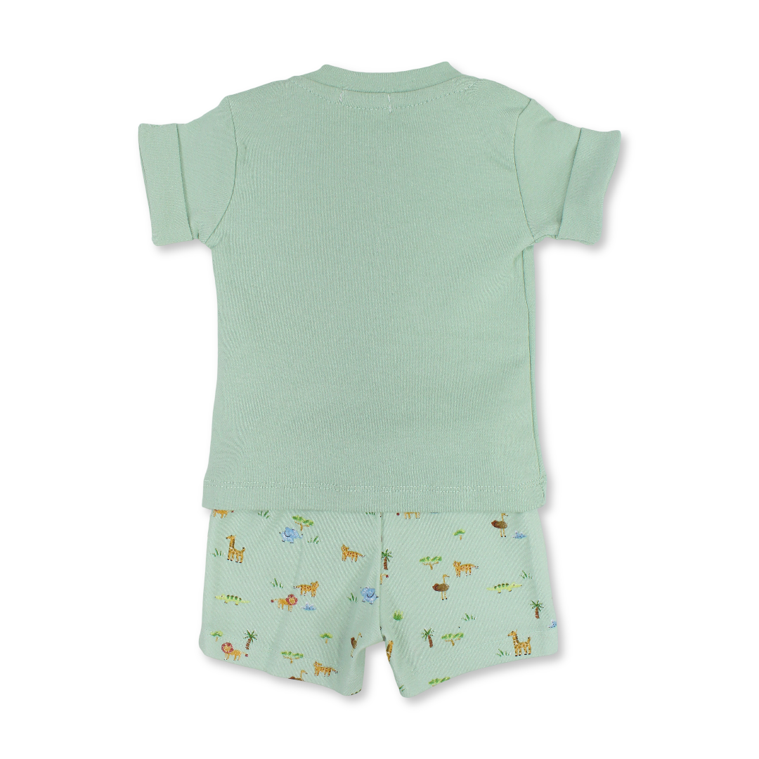 Baby Boys Cotton Pajama – Animas Print