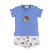 Baby Boys Cotton Pajama – Teddy Bear Print