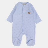 Unisex Pastel Long-Sleeved Baby Footie