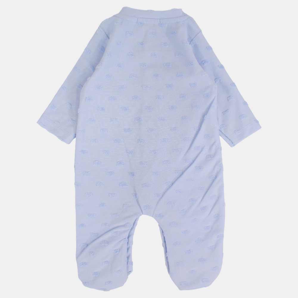 Unisex Pastel Long-Sleeved Baby Footie
