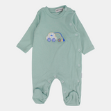 Cute Car Long-Sleeved Baby Footie