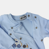 Cute Car Long-Sleeved Baby Footie