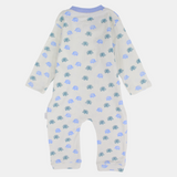 Baby Elephants Long-Sleeved Footless Onesie