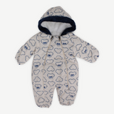 Little Cars Long-Sleeved Hooded Overall