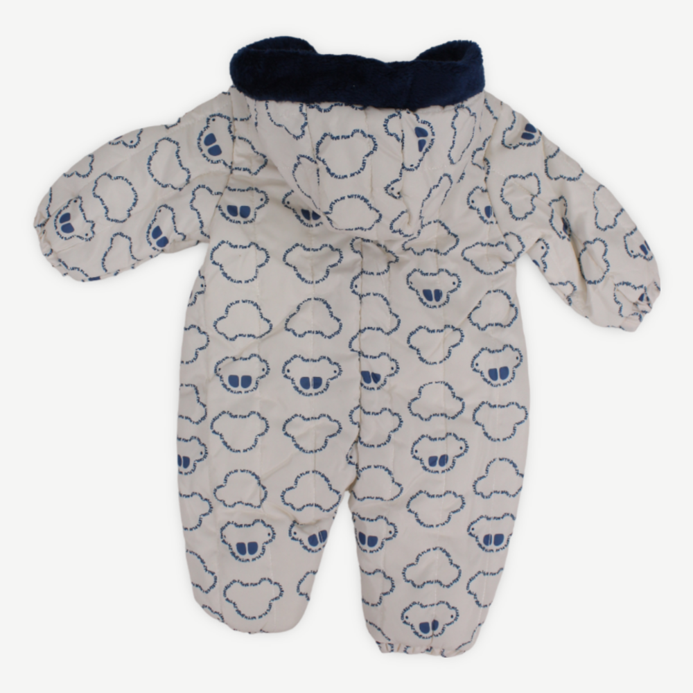 Little Cars Long-Sleeved Hooded Overall