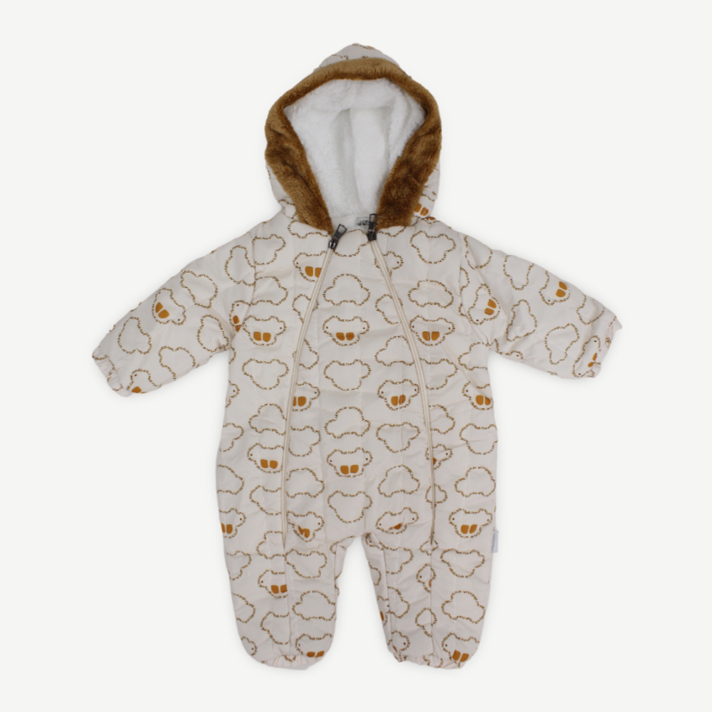 Little Cars Long-Sleeved Hooded Overall