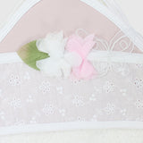 Rose/Butterfly Baby Hooded Towel