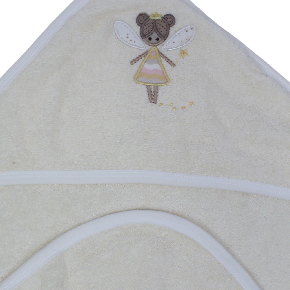 Cotton Hooded Towel – Fairy Embroidery