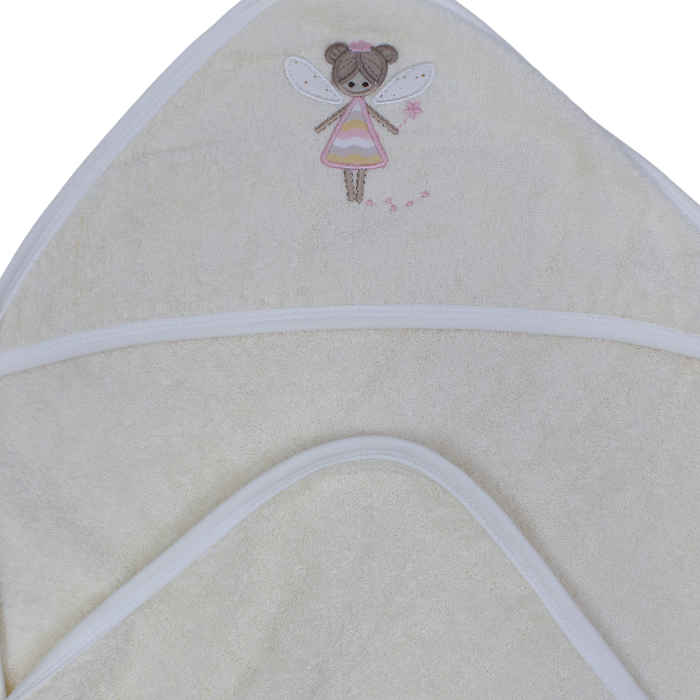 Cotton Hooded Towel – Fairy Embroidery