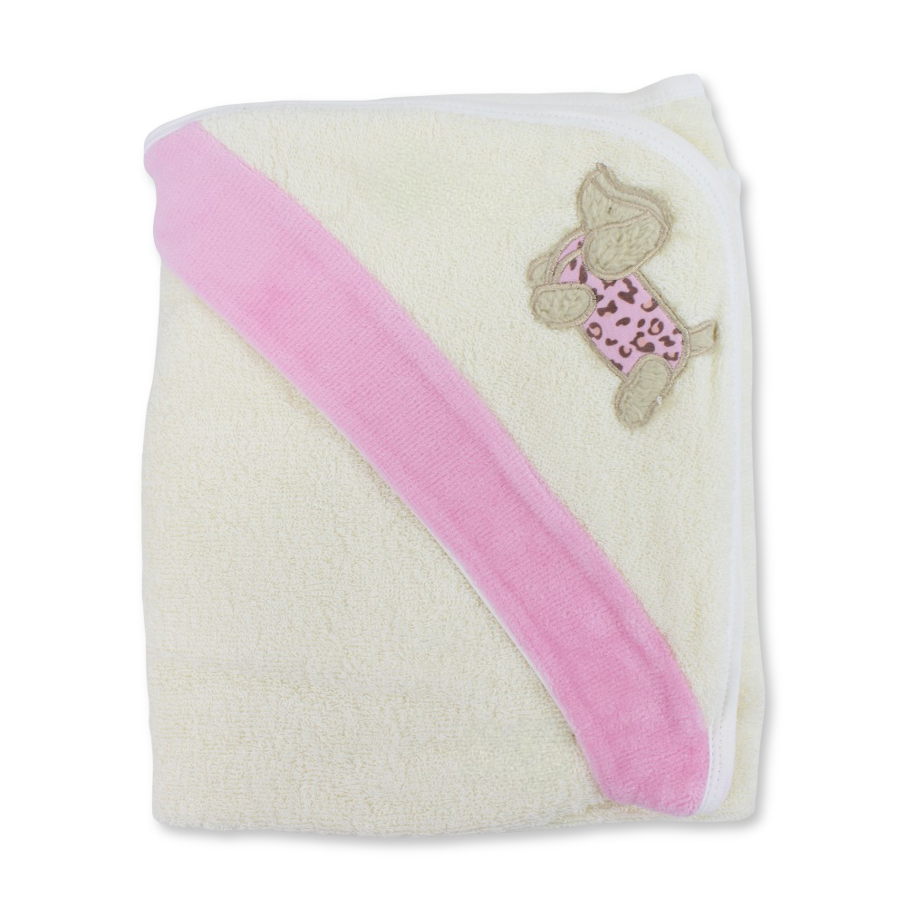 Cotton Baby Hooded Towel – Dog Embroidery