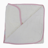 Baby Girls Cotton Hooded Towel – Flower Embroidery