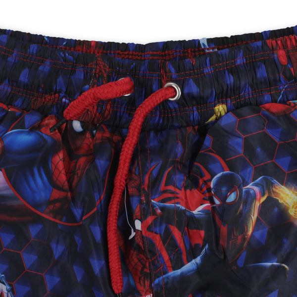 Baby Boys Swim Trunks – Blue with Spider-Man Print