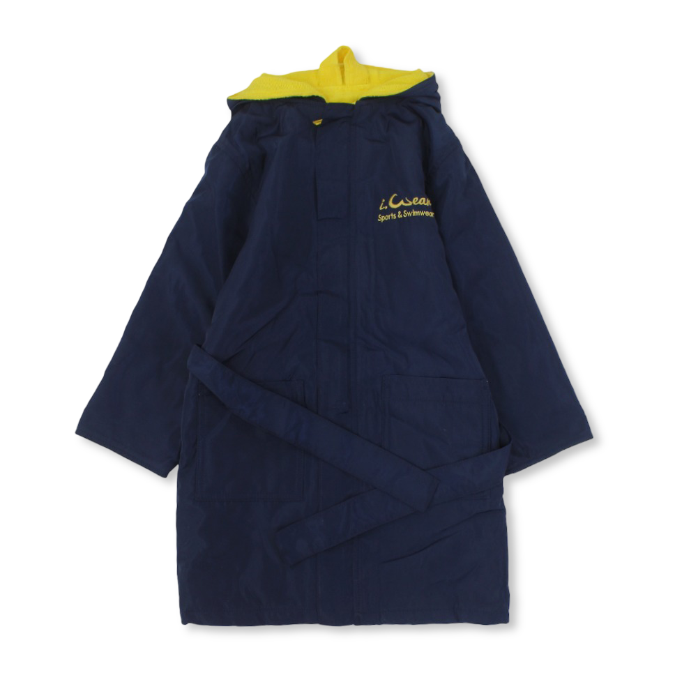 Unisex Kids Swim Robe Waterproof – Navy