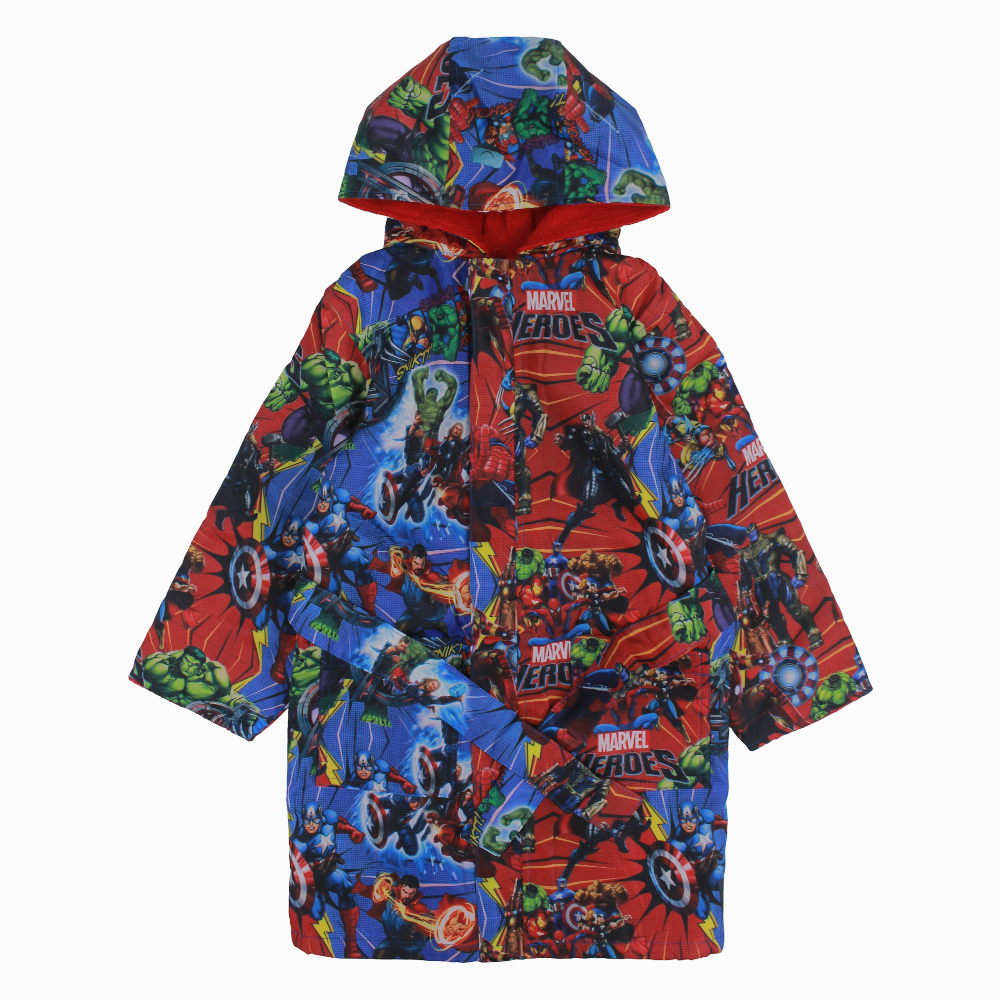 Boys Swim Robe – Marvel Heroes Print