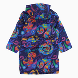 Girls Swim Robe – Colorful Dragon Print