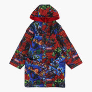 Boys Swim Robe – Blue with Avengers Print