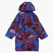 Boys Swim Robe – Blue with Spider-Man Print