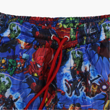 Boys Swim Shorts – Blue with Avengers Print