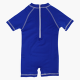 Boys Overall Swimsuit – Blue with Surfing Snoopy Print