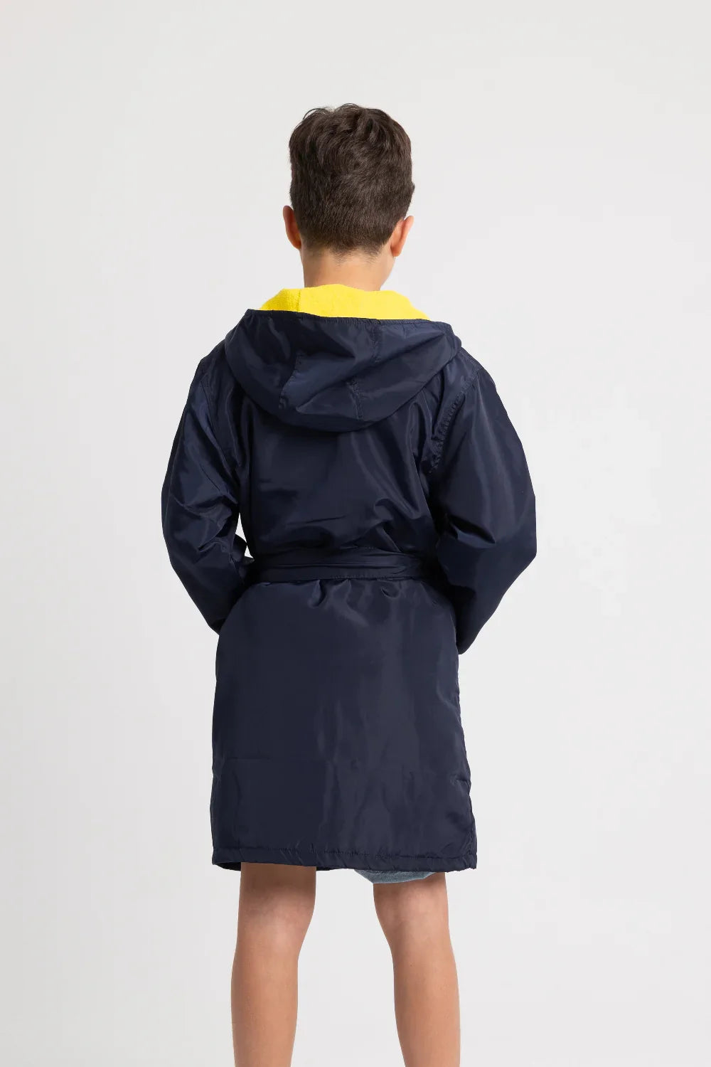 Unisex Kids Waterproof Swim Robe – Navy Blue