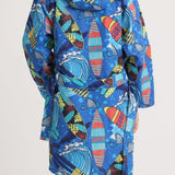 Boys Super Surf Blue Waterproof Swim Robe