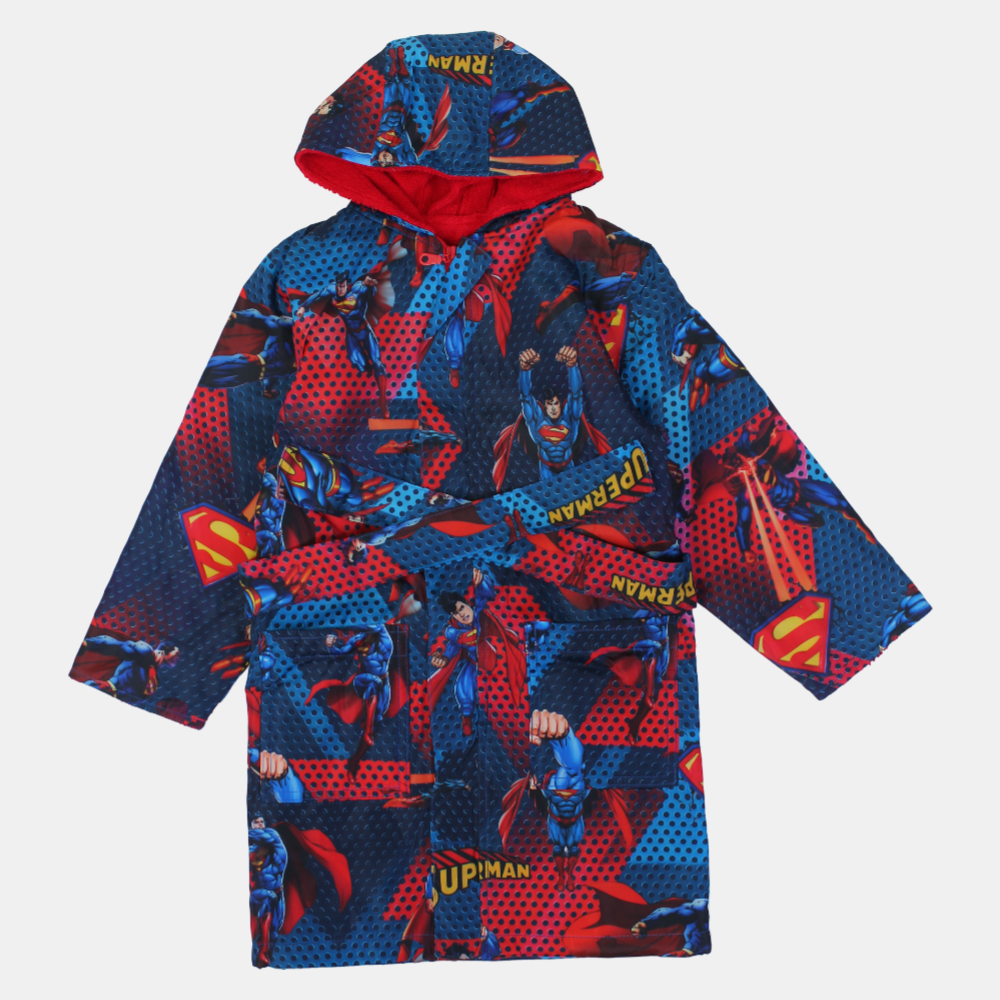 Buy Boys' Waterproof Swim Robe – Superman Design by I.Wear from Ourkids